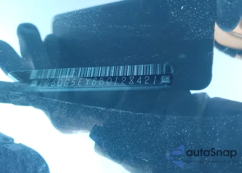 2011 Cadillac Cts Luxury из США, поврежденный, VIN 1G6DG5EY6B0128421